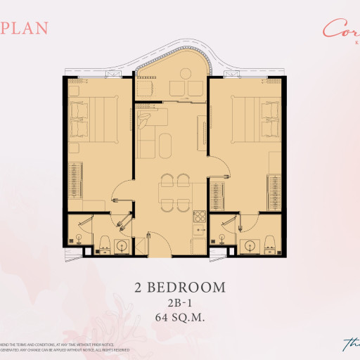 The Title Coralina Kamala, 2 bedroom apartments - from 63 m² to 110 m²